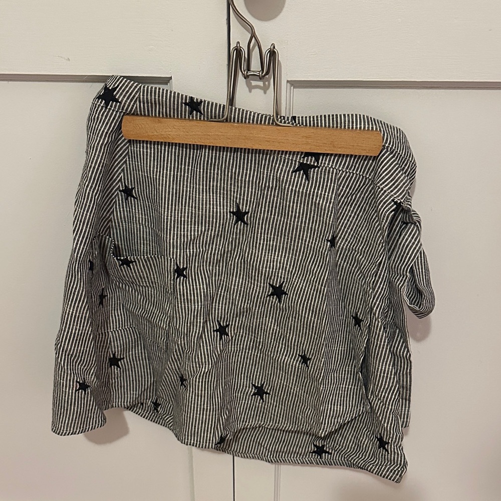 Striped Star Patterned Skirt